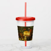 Kätzchen beim Spielen Acryltrinkbecher (Vorderseite)