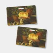 Kätzchen beim Spielen Ausweis (Vorder- & Rückseite)