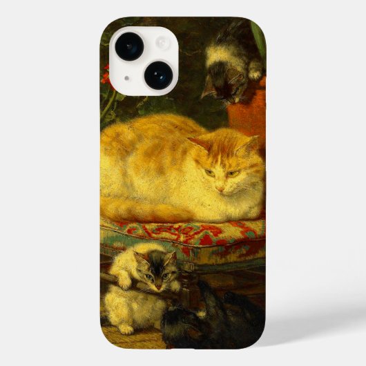 Kätzchen beim Spielen Case-Mate iPhone Hülle (Rückseite)