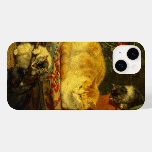 Kätzchen beim Spielen Case-Mate iPhone Hülle (Rückseite (Horizontal))