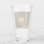 Kätzchen beim Spielen Glas (Rückseite)