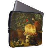 Kätzchen beim Spielen Laptopschutzhülle (Vorne Rechts)