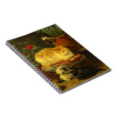 Kätzchen beim Spielen Notizblock (Rechte Seite)