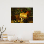 Kätzchen beim Spielen Poster (Küche)