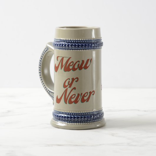 Kätzchen Bierglas (Vorderseite Links)