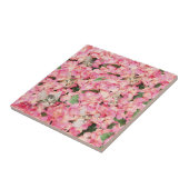 Kätzchen-Blumen-Collage Fliese (Seite)