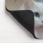 Kätzchen-Blumen Mousepad (Ecke)