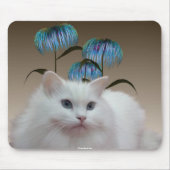 Kätzchen-Blumen Mousepad (Vorne)