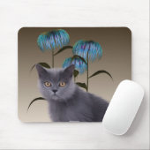 Kätzchen-Blumen Mousepad (Mit Mouse)