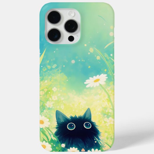 Kätzchen-Blumen-Rückzugsort Case-Mate iPhone Hülle (Rückseite)