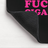 Kätzchen braucht eine Zigarette lustiger Katzenwit Mousepad (Ecke)