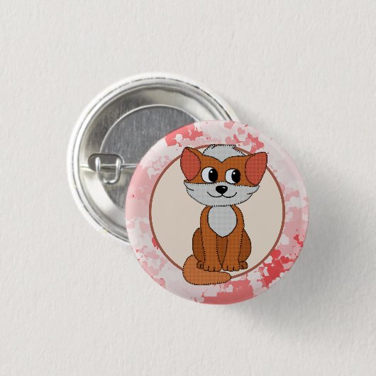 Kätzchen Button (Vorne & Hinten)