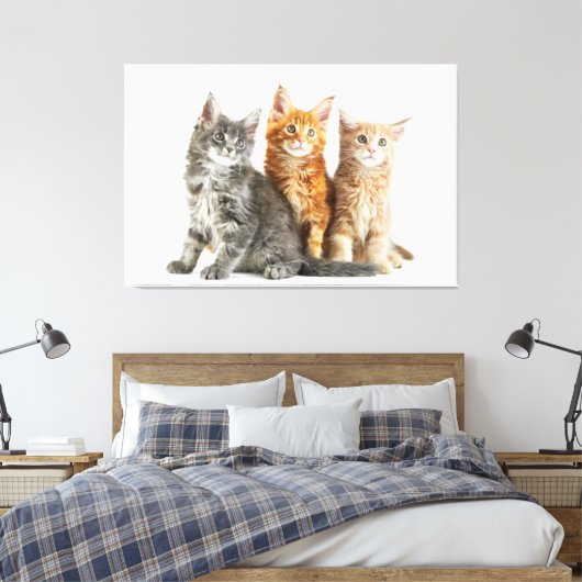 Kätzchen Canvas Print Picture 12 Leinwanddruck (Insitu (Schlafzimmer))