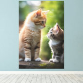 Kätzchen Canvas Print Picture 15 Leinwanddruck (Insitu (Holzboden))