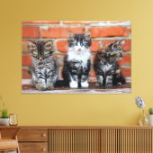 Kätzchen Canvas Print Picture 16 Leinwanddruck (Insitu (Wohnzimmer))