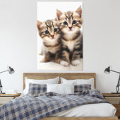 Kätzchen Canvas Print Picture 1 Leinwanddruck (Insitu (Schlafzimmer))