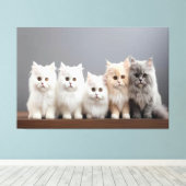 Kätzchen Canvas Print Picture 2 Leinwanddruck (Insitu (Holzboden))