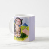 Kätzchen der 30er Jahre Kaffeetasse (Vorderseite Links)