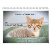 Kätzchen der Gewissenhaftigkeit Kalender (Titelbild)