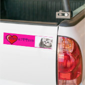 Kätzchen der Liebe I Autoaufkleber (Auf Lkw)