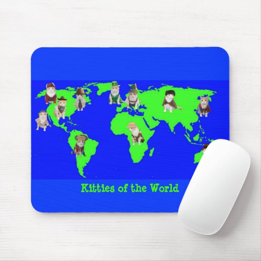 Kätzchen der Welt Mousepad (Mit Mouse)