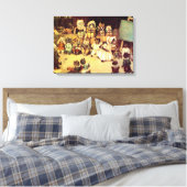 Kätzchen einer Katze-Schule, Louis Wain Leinwanddruck (Insitu (Schlafzimmer))