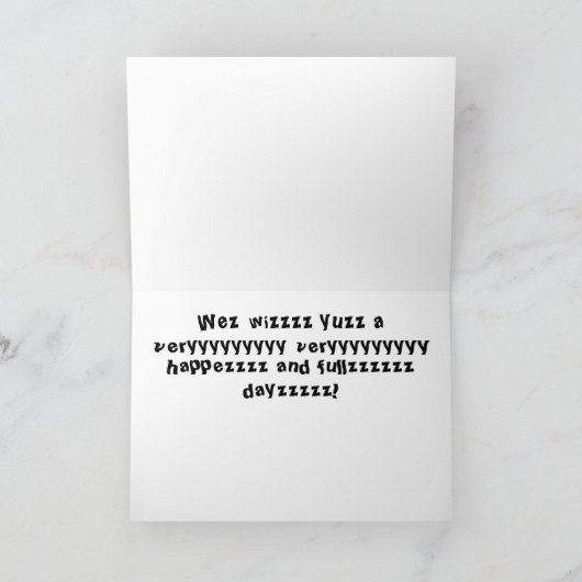 Kätzchen-Erntedank! Feiertagskarte (Innenseite)