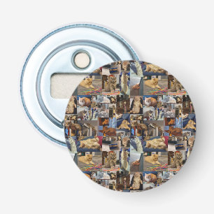 Kätzchen-Foto-Collage, Flaschenöffner