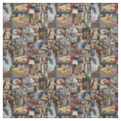 Kätzchen-Foto-Collage, Stoff (Muster)