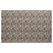 Kätzchen-Foto-Collage, Stoff (Fat Quarter (45,7 x 55,9 cm))
