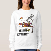 Kätzchen? Frauen Basic Sweatshirt (Vorderseite)