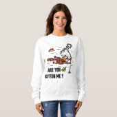 Kätzchen? Frauen Basic Sweatshirt (Vorne ganz)