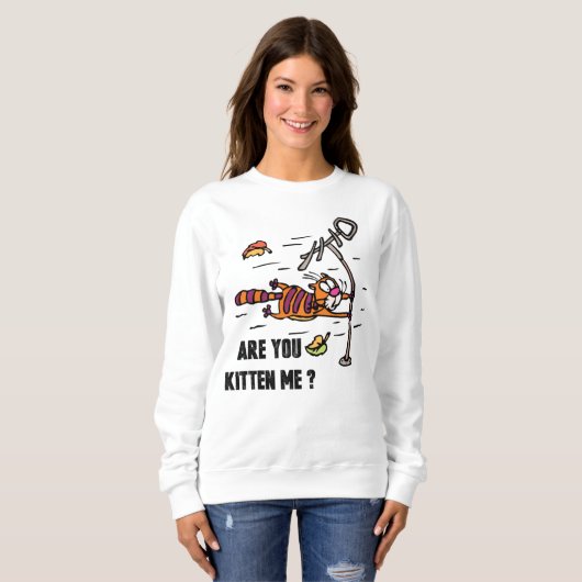 Kätzchen? Frauen Basic Sweatshirt (Vorne ganz)