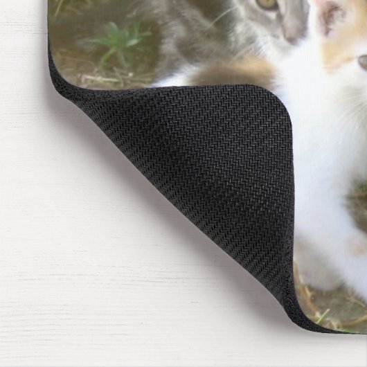 Kätzchen-Freunde Mousepad (Ecke)