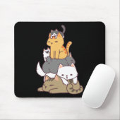 Kätzchen Funny Niedlich Cat Lover Gift T Shi Mousepad (Mit Mouse)