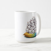 Kätzchen Funny Niedlich Cat Lover Kaffeetasse (VorderseiteRechts)