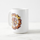Kätzchen Funny Niedlich Cat Lover Kaffeetasse (Vorderseite Links)
