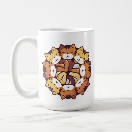 Kätzchen Funny Niedlich Cat Lover Kaffeetasse (Links)