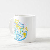 Kätzchen Funny Niedlich Cat Lover Kaffeetasse (Vorderseite Links)