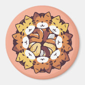 Kätzchen Funny Niedlich Cat Lover Magnet (Vorne)