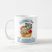 Kätzchen für Kamala Kaffeetasse (Links)