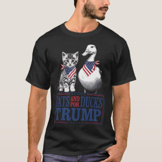 Kätzchen für Trump Katzen und Enten für Trump Vanc T-Shirt
