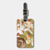 Kätzchen Gepäckanhänger (Vorderseite vertikal)