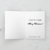 Kätzchen-Geschenk-Weihnachtskarte Feiertagskarte (Innenseite)