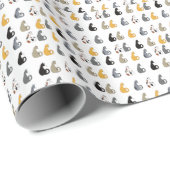Katzchen Geschenkpapier (Rolleneckpunkt)