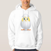 Kätzchen Hatching Yellow Chicken Hoodie (Vorderseite)