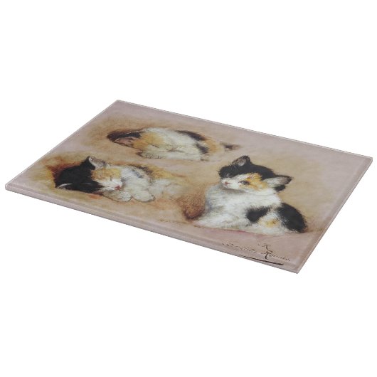 Kätzchen, Henriëtte Ronner-Knip Schneidebrett (Ecke)
