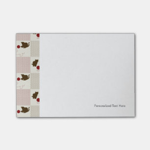 Kätzchen Hintergrund Post-it Klebezettel