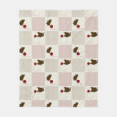 Kätzchen-Hintergründe Fleecedecke (Vorderseite)