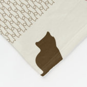 Kätzchen-Hintergründe Fleecedecke (Ecke)